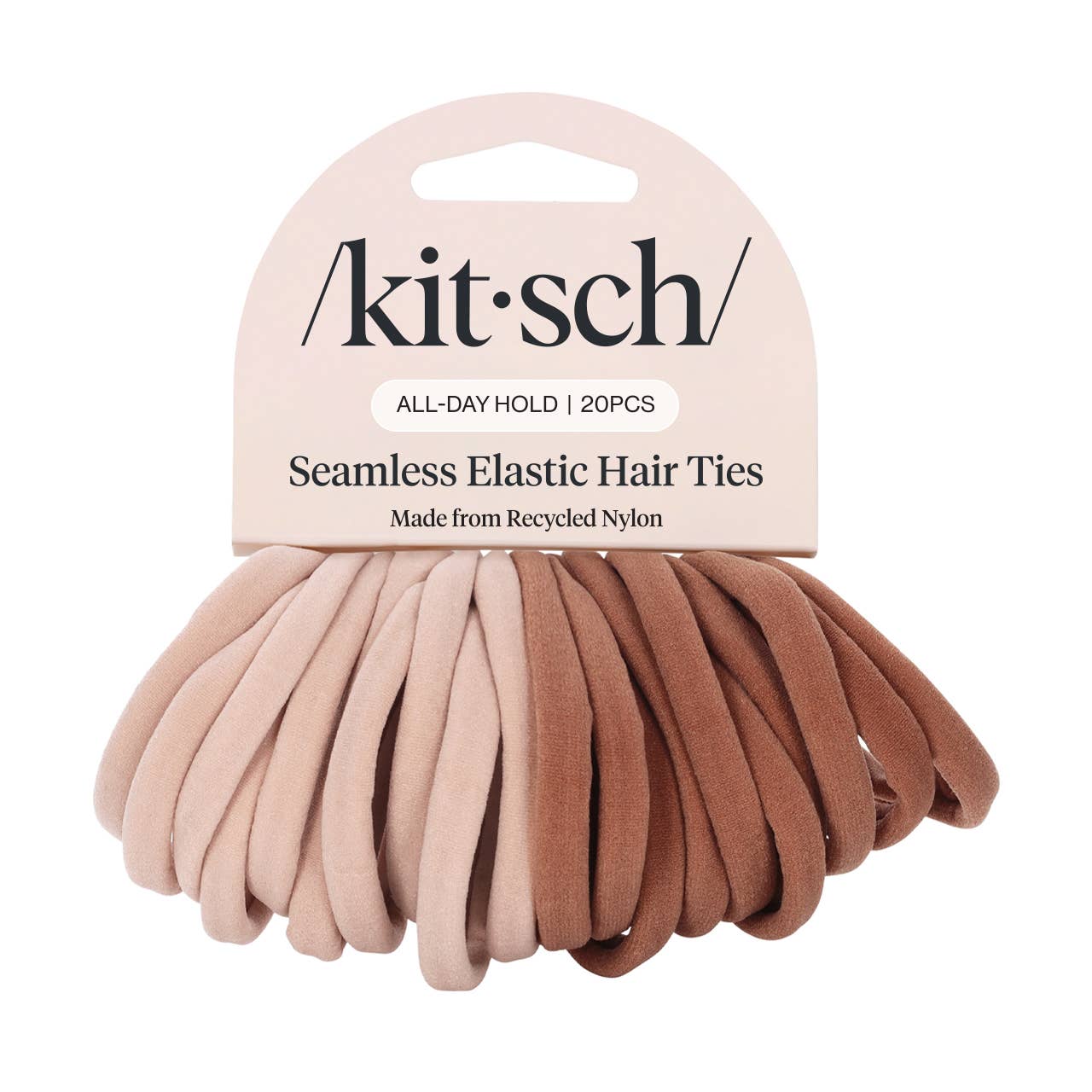 Eco-Friendly Nylon Elastics 20pc set - Blush